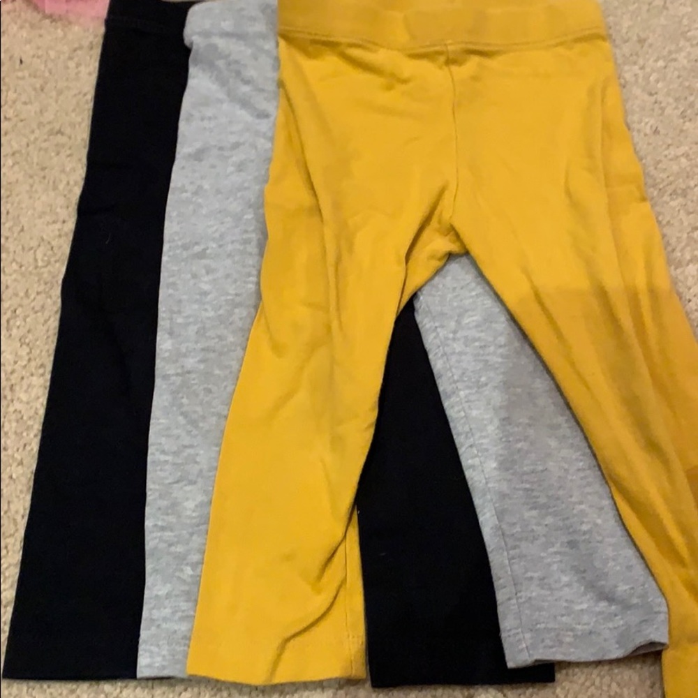 6 multi colored long pants